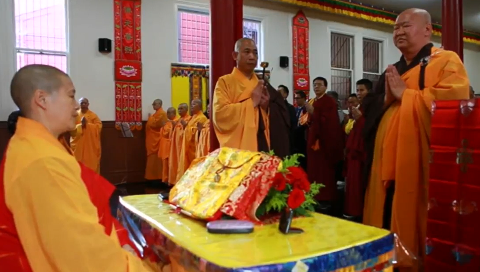 证达上人收智壮师为观音大悲加持法第三代传承弟子